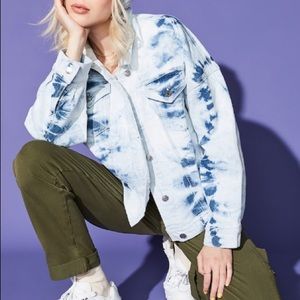 Acid Washed Denim Trucker Jacket